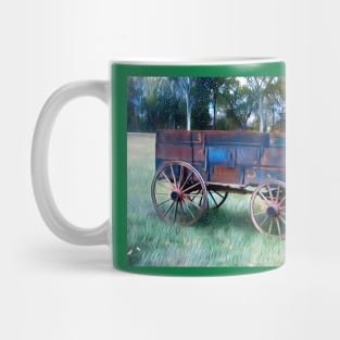 Old Western Wagon Mug